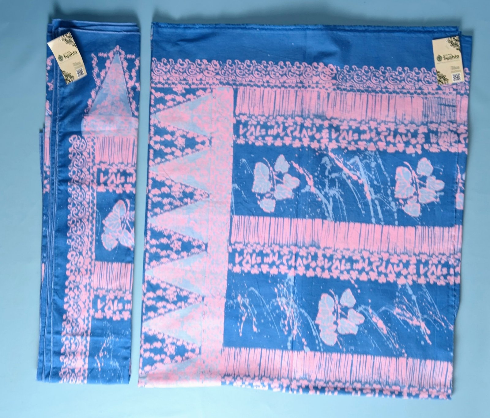 Batik Cap Kelok Rebung Sirih – Motif Alam Minangkabau | Rumah Batik Syahla