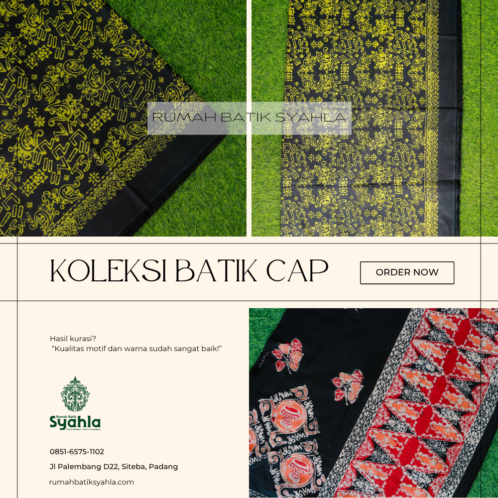 Tim Rumah Batik Syahla saat sesi kurasi produk bersama Fakultas Pariwisata & Perhotelan UNP.