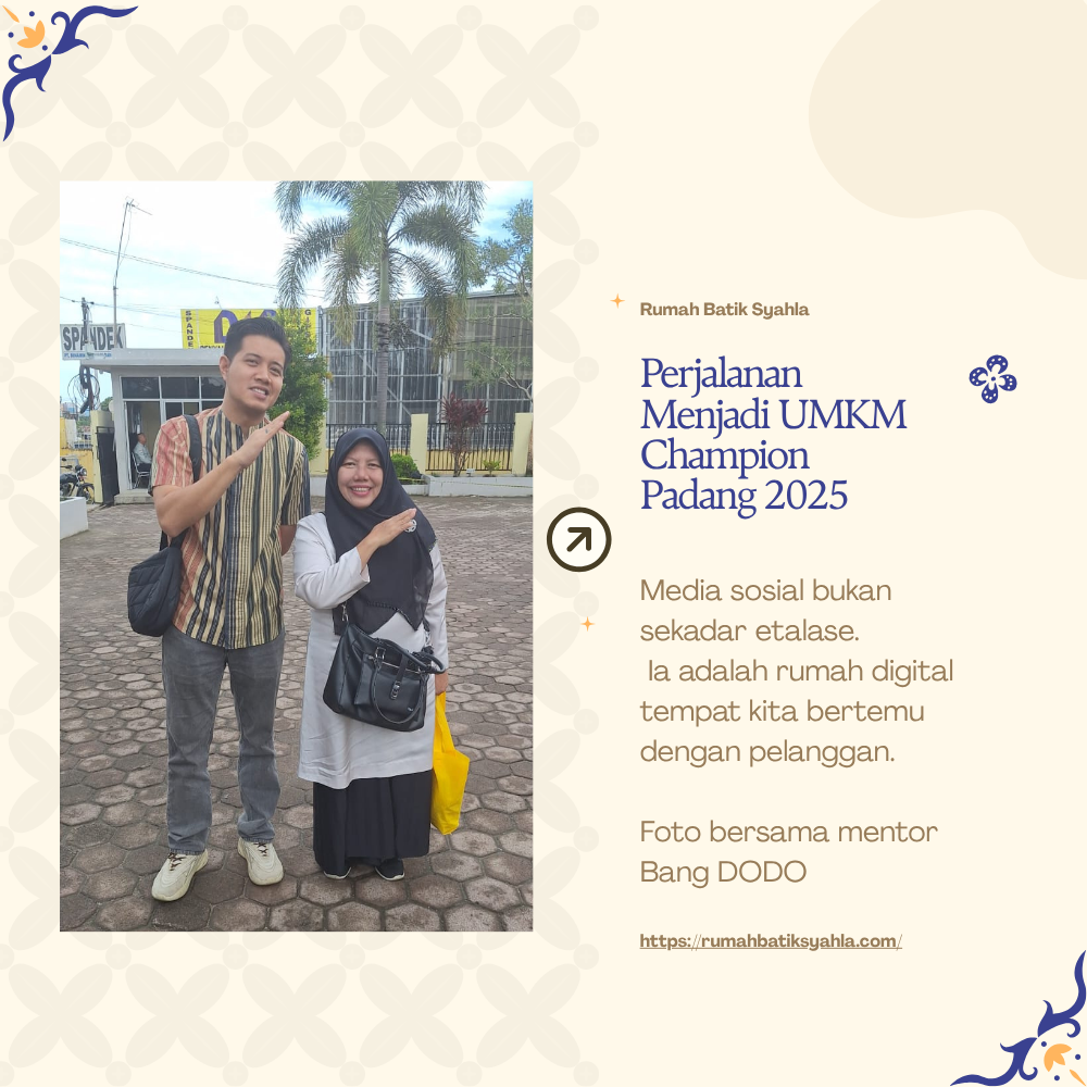 Foto bersama mentor Bang DODO, KREATOR SUMATERA BARAT